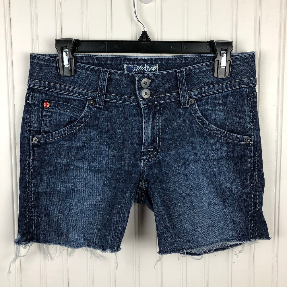 Hudson Women's Jean Shorts Cut off Frayed